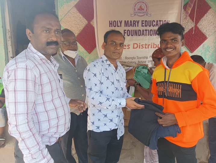  Cloths Distrubition Drive at Tribal Village